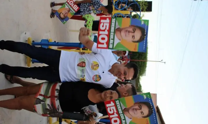 Naerton Moura reúne multidão em adesivaço com Severo Eulálio e Castro Neto em Sussuapara