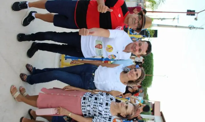Naerton Moura reúne multidão em adesivaço com Severo Eulálio e Castro Neto em Sussuapara