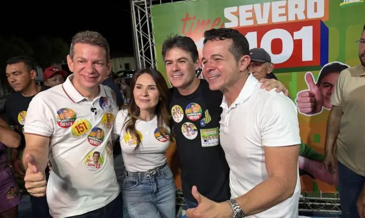 Naerton Moura reúne multidão em adesivaço com Severo Eulálio e Castro Neto em Sussuapara