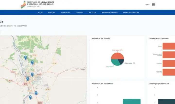 Piauí é o primeiro estado do Brasil a alcançar certificação nacional por integração de dados sobre recursos hídricos