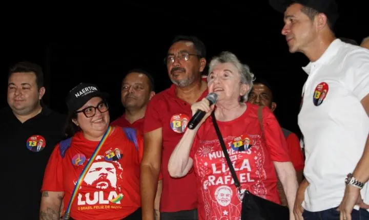 Prefeito Naerton Moura reúne multidão em Sussuapara em ato político em apoio à reeleição do presidente Lula