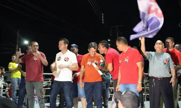 Prefeito Naerton Moura reúne multidão em Sussuapara em ato político em apoio à reeleição do presidente Lula