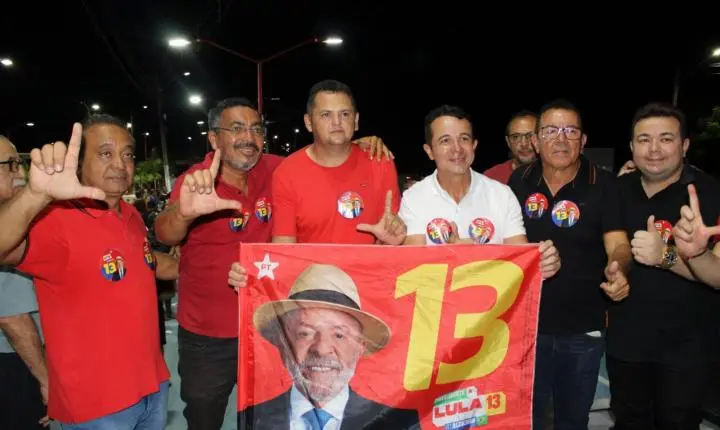 Prefeito Naerton Moura reúne multidão em Sussuapara em ato político em apoio à reeleição do presidente Lula
