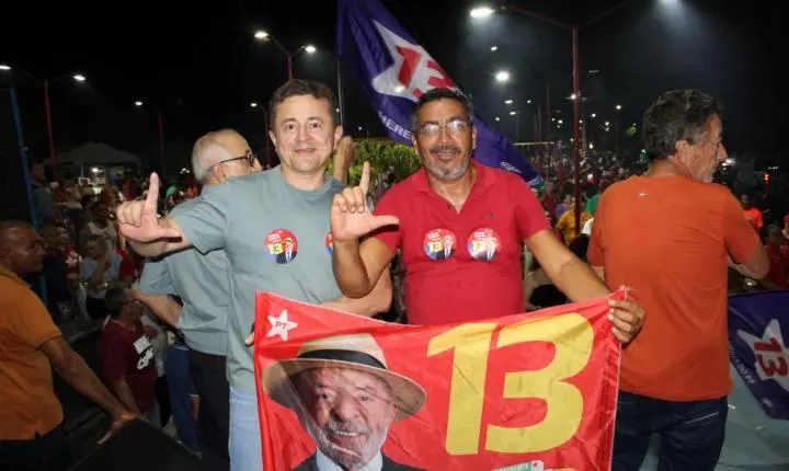 Prefeito Naerton Moura reúne multidão em Sussuapara em ato político em apoio à reeleição do presidente Lula
