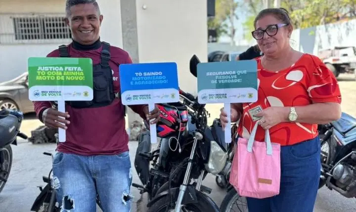 Segurança Pública devolve 13 veículos aos proprietários; neste ano 578 carros e motos já foram restituídos