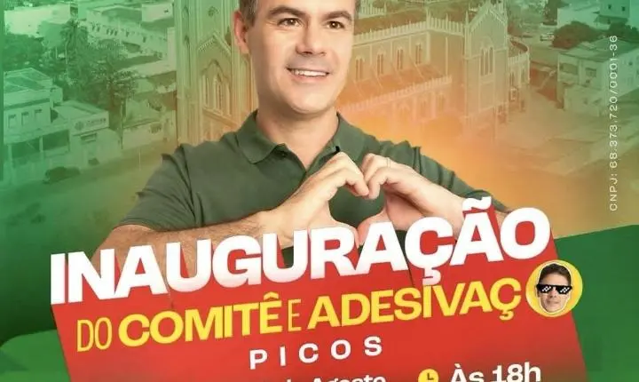 Severo Eulálio inaugura comitê em Picos neste sábado e deve reunir multidão