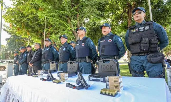 SSP-PI entrega 160 pistolas Glock para reforçar atuação da PM em Valença e região