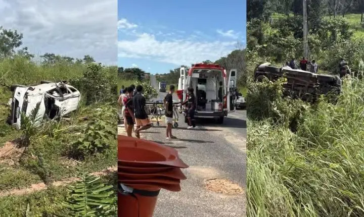 Tragédia na BR-235: acidente com caminhonete deixa três mortos no Sul do Piauí