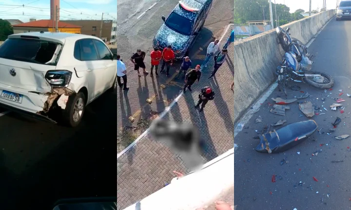 Tragédia no viaduto: jovem motociclista morre após queda violenta na zona Sul de Teresina