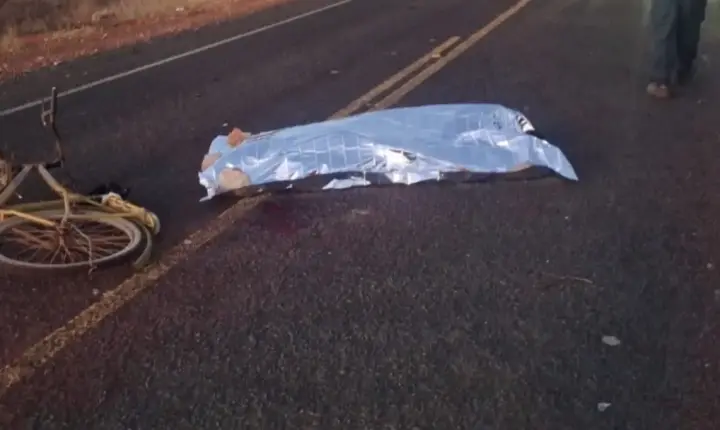 Ciclista de 60 anos morre após colisão entre bicicleta e motocicleta em Paulistana