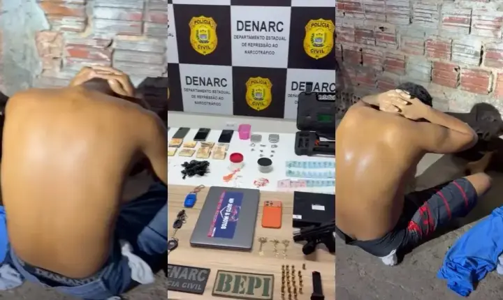 Operação do DENARC cumpre 20 mandados e apreende drogas, armas e munições em Teresina