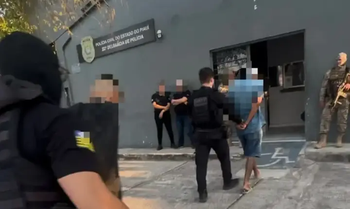 SSP-PI realiza operação contra organização criminosa e prende quatro pessoas na zona Norte de Teresina