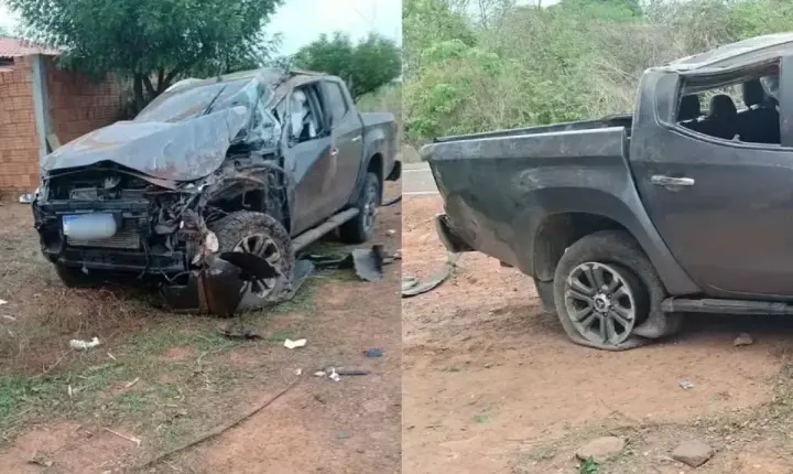 Jovem morre após carro capotar na zona rural de Santa Luz, no Piauí