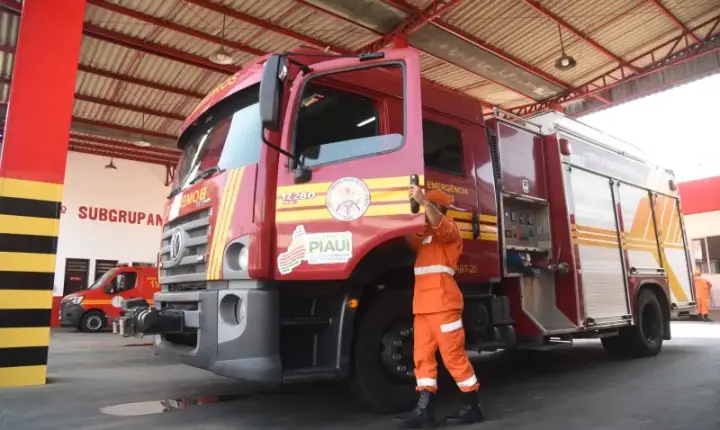 Corpo de Bombeiros atendeu em média uma ocorrência de incêndio por hora no Piauí em 2026