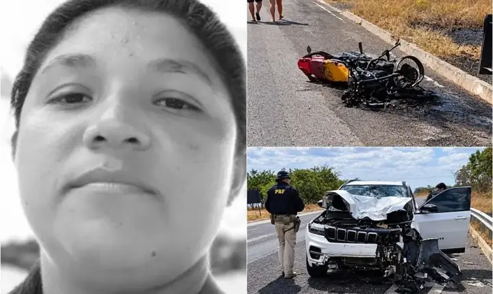 Professora morre após colisão entre moto e carro na BR-343, no Piauí